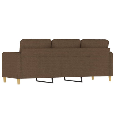 3-personers sofa 180 cm stof brun