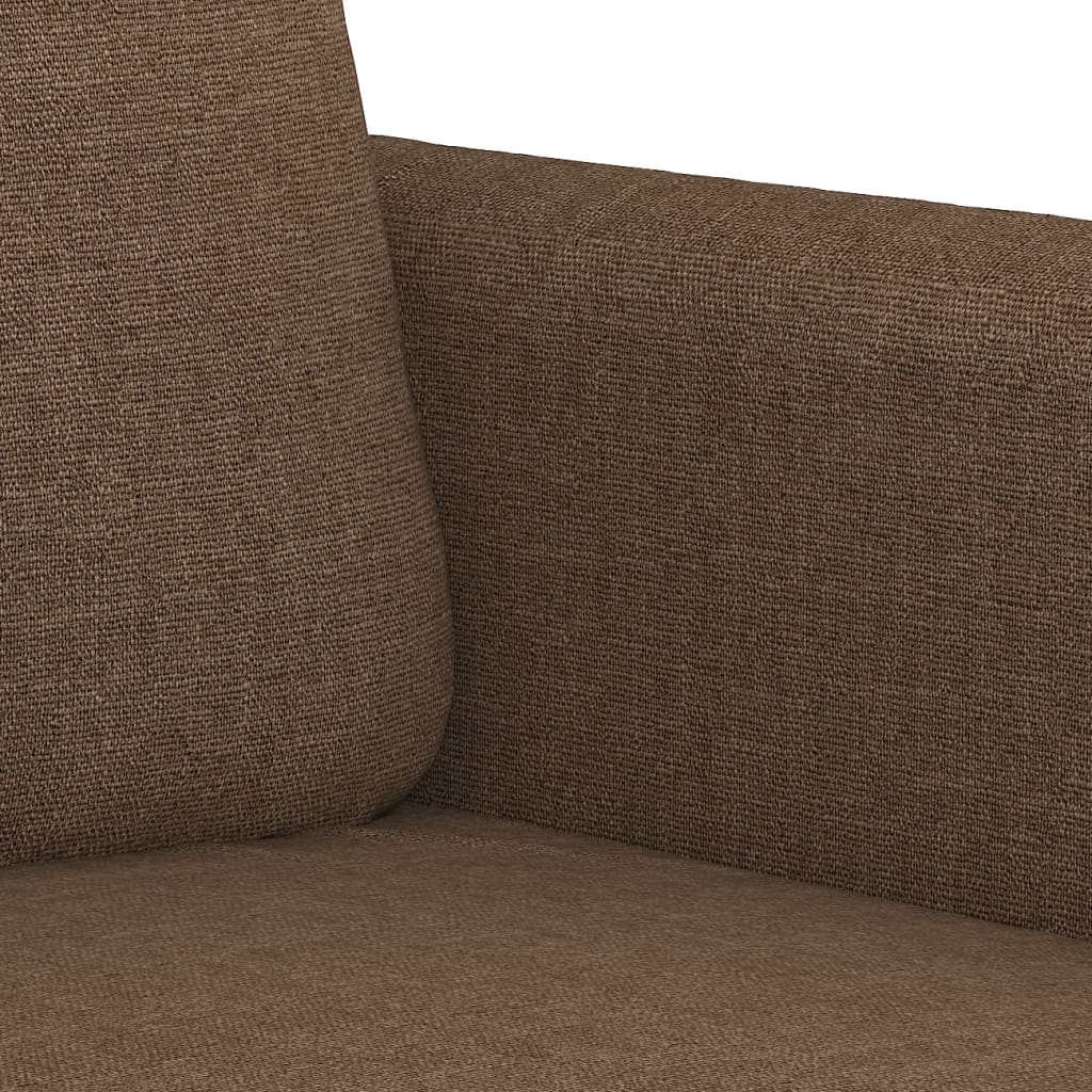 3-personers sofa 180 cm stof brun