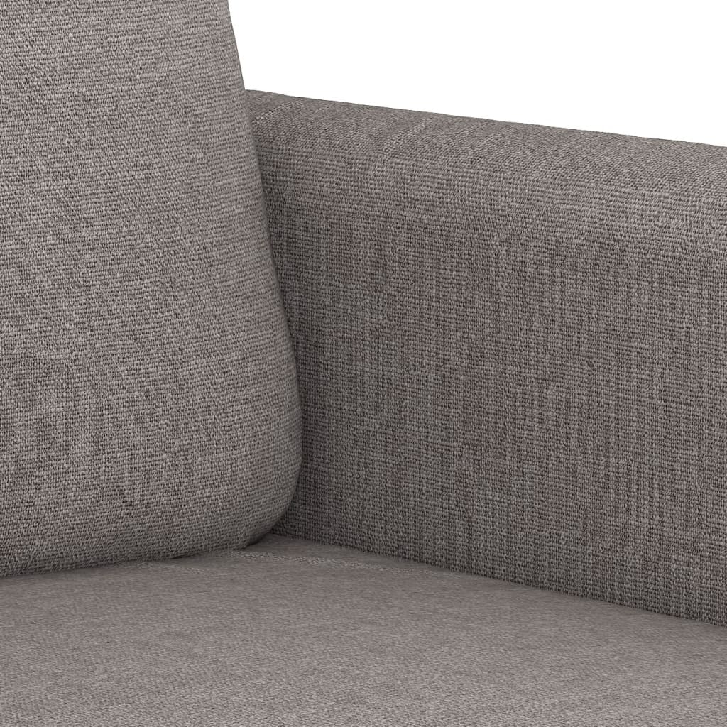 3-personers sofa 180 cm stof gråbrun