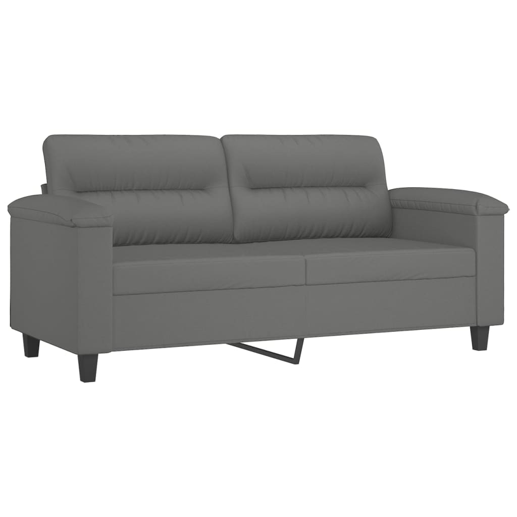 2-personers sofa 140 cm stof mikrofiberstof