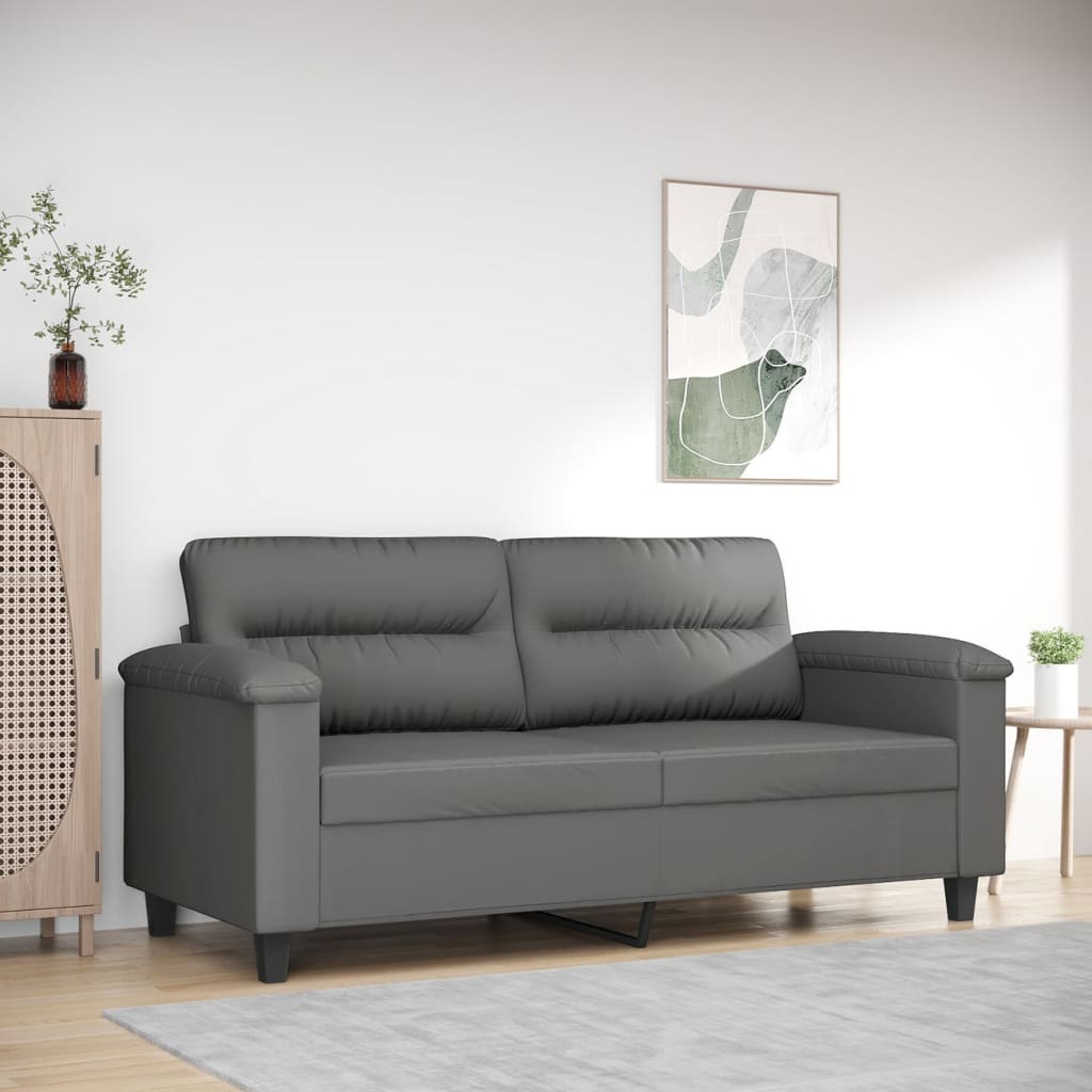 2-personers sofa 140 cm stof mikrofiberstof