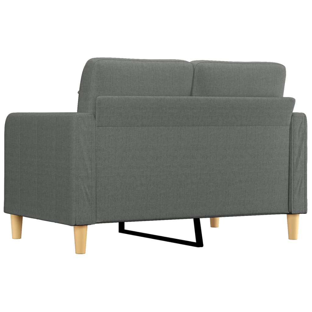 2-personers sofa 120 cm stof mørkegrå