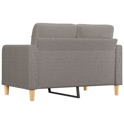 2-personers sofa 120 cm stof gråbrun