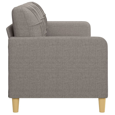 3-personers sofa 180 cm stof gråbrun