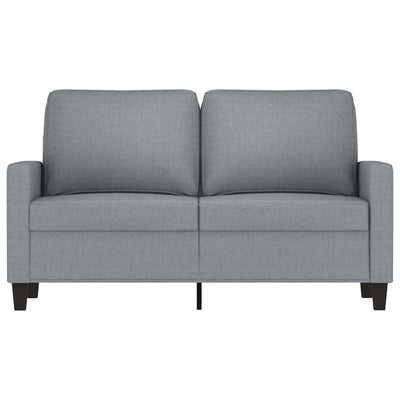 2-personers sofa 120 cm stof lysegrå