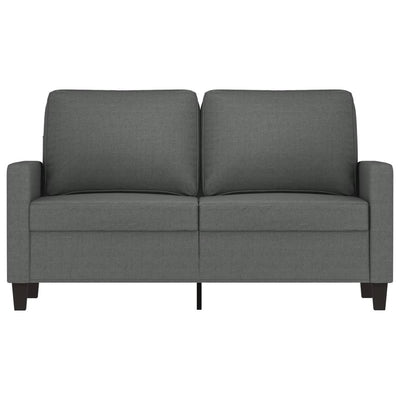 2-personers sofa 120 cm stof mørkegrå