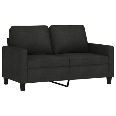 2-personers sofa 120 cm stof sort