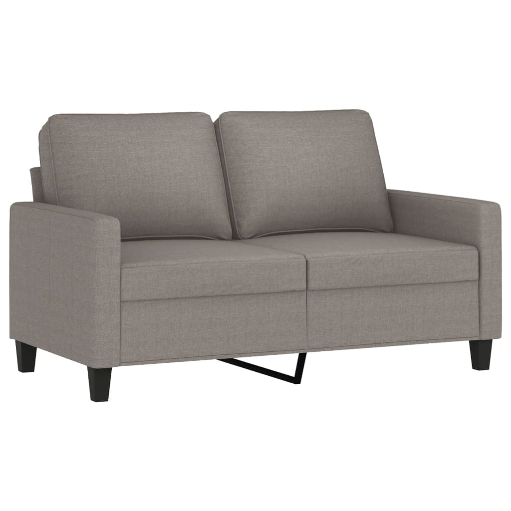 2-personers sofa 120 cm stof gråbrun