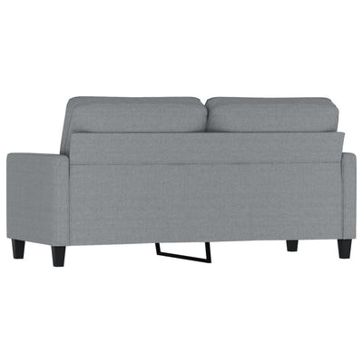 2-personers sofa 140 cm stof lysegrå