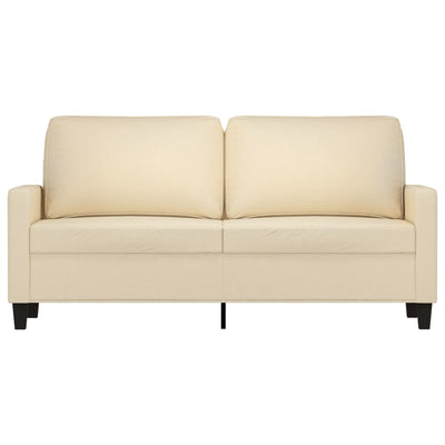 2-personers sofa 140 cm stof cremefarvet