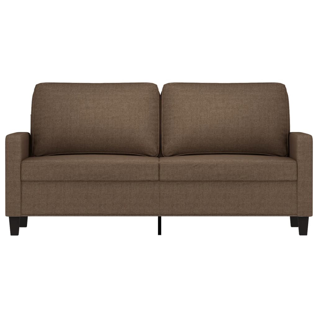 2-personers sofa 140 cm stof brun