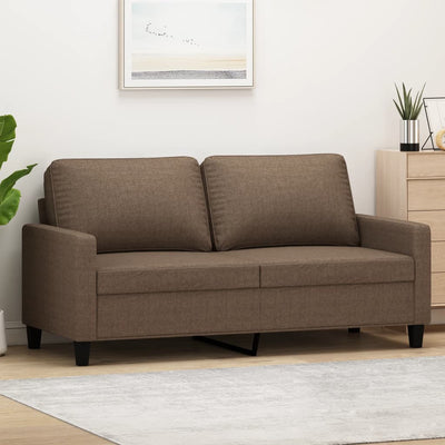 2-personers sofa 140 cm stof brun