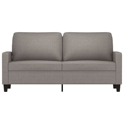 2-personers sofa 140 cm stof gråbrun