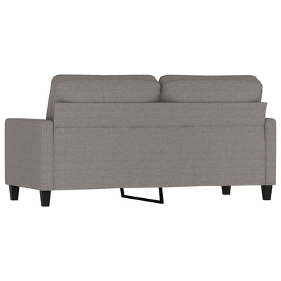 2-personers sofa 140 cm stof gråbrun