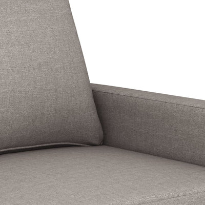 2-personers sofa 140 cm stof gråbrun