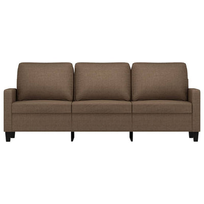 3-personers sofa 180 cm stof brun