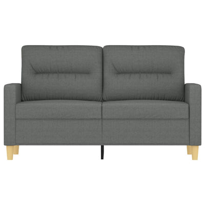 2-personers sofa 120 cm stof mørkegrå