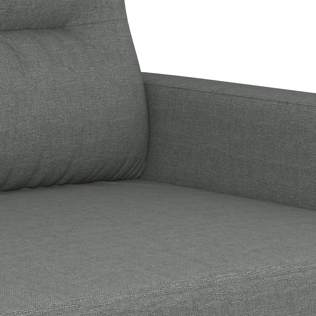 2-personers sofa 120 cm stof mørkegrå