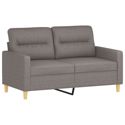 2-personers sofa 120 cm stof gråbrun