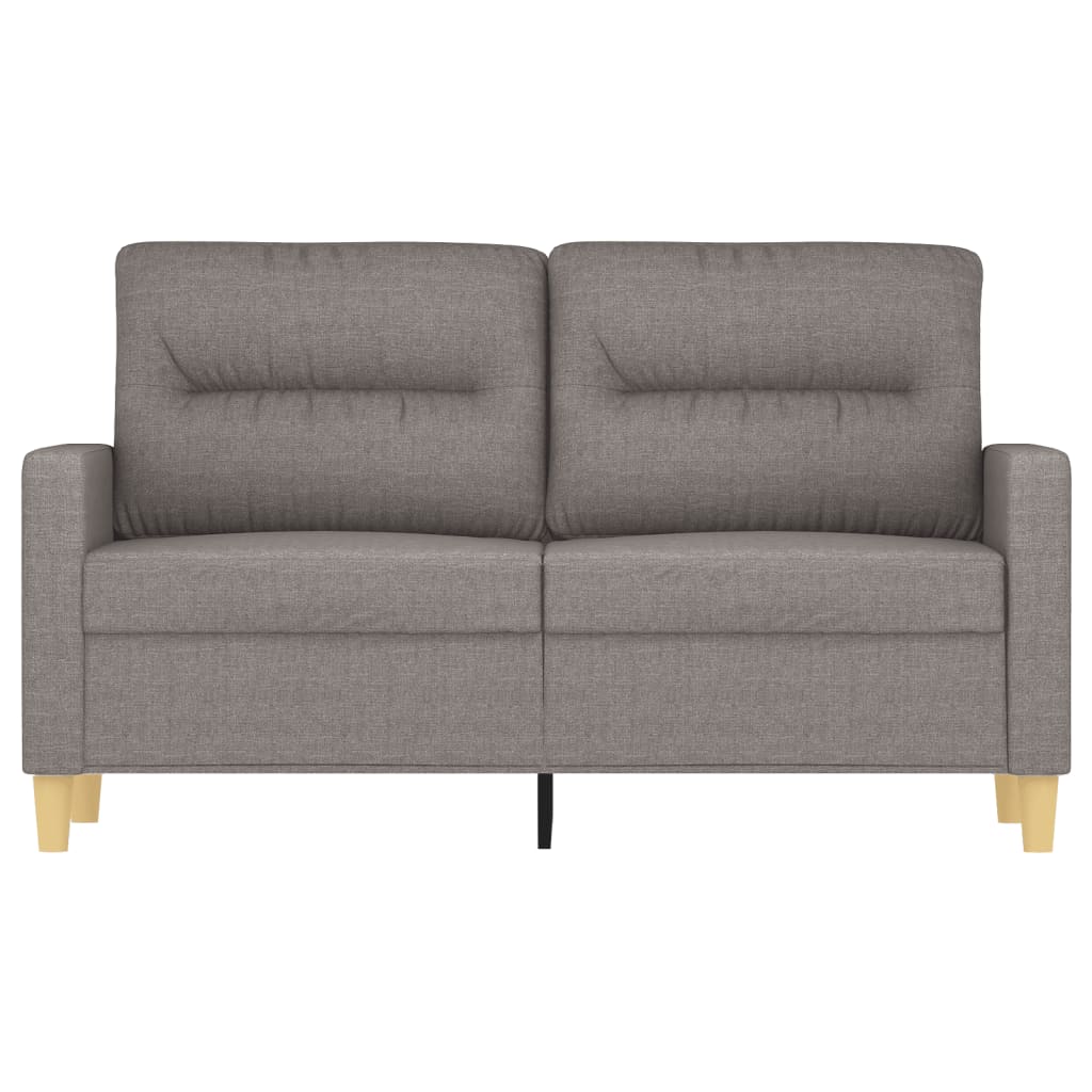 2-personers sofa 120 cm stof gråbrun