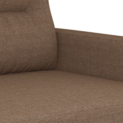 2-personers sofa 140 cm stof brun