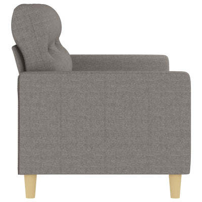 2-personers sofa 140 cm stof gråbrun