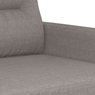 2-personers sofa 140 cm stof gråbrun