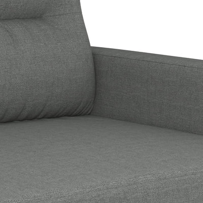 3-personers sofa 180 cm stof mørkegrå