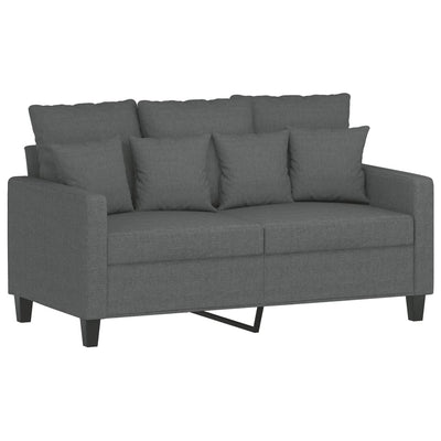 2-personers sofa 120 cm stof mørkegrå