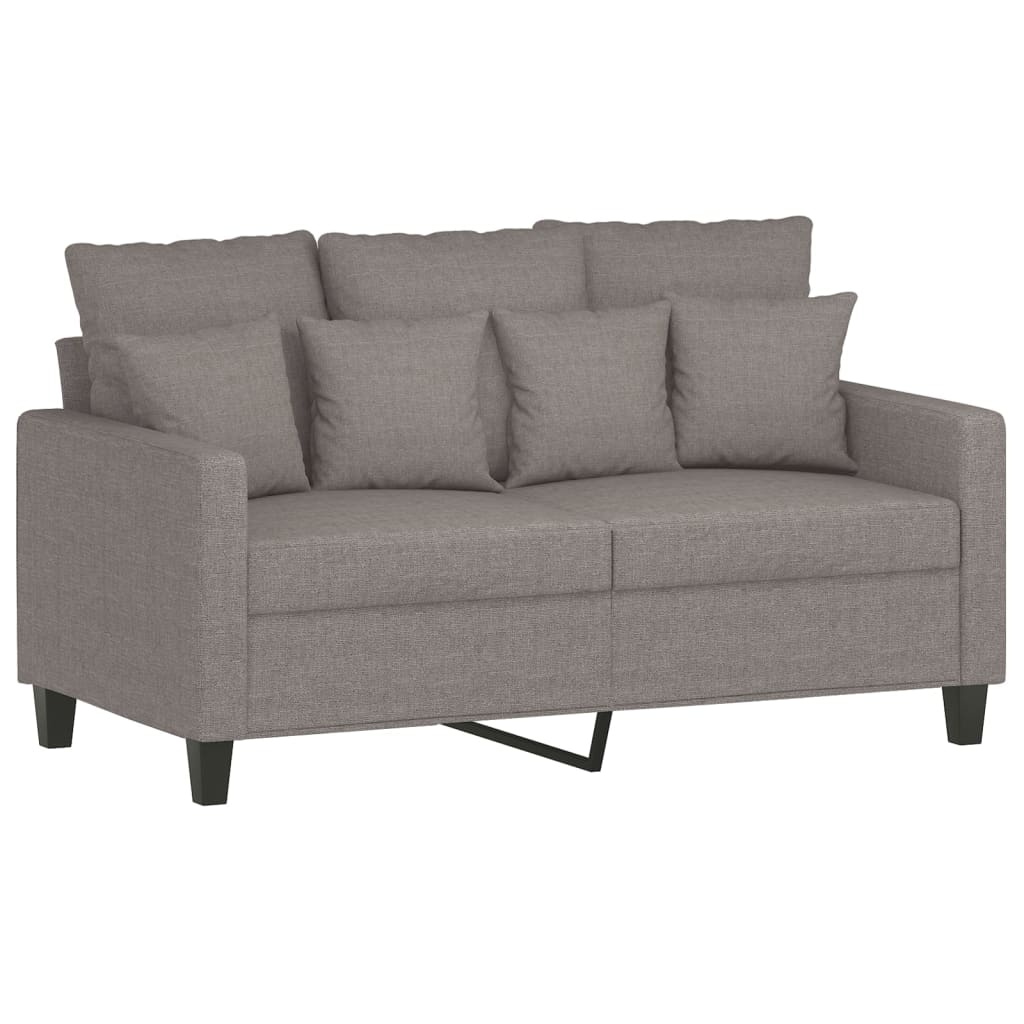 2-personers sofa 120 cm stof gråbrun