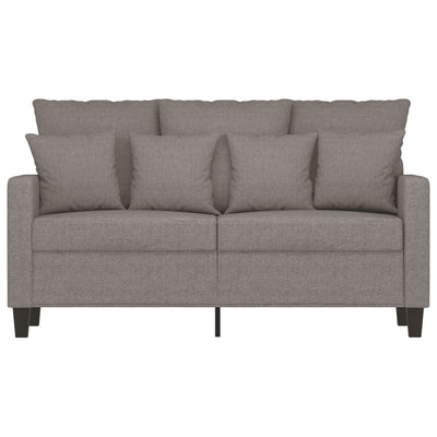 2-personers sofa 120 cm stof gråbrun