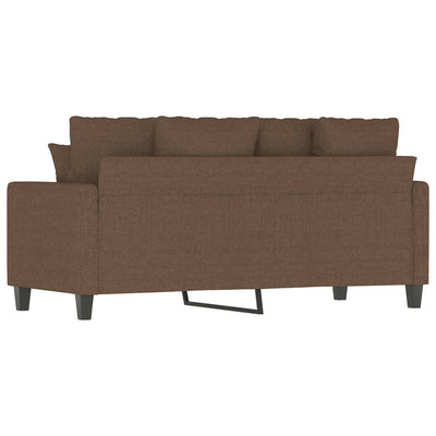 2-personers sofa 140 cm stof brun