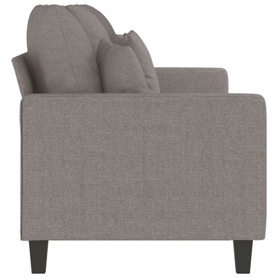 3-personers sofa 180 cm stof gråbrun