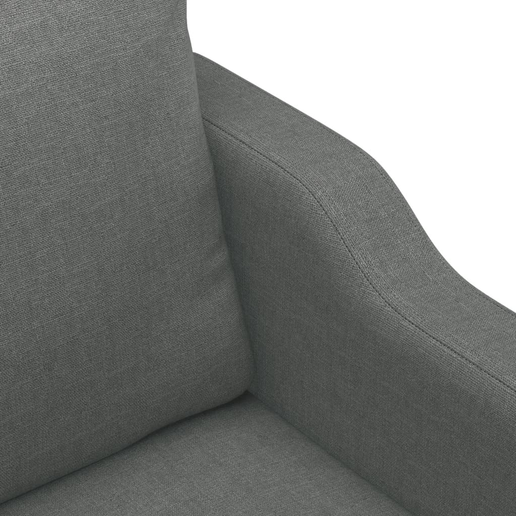 2-personers sofa 120 cm stof mørkegrå