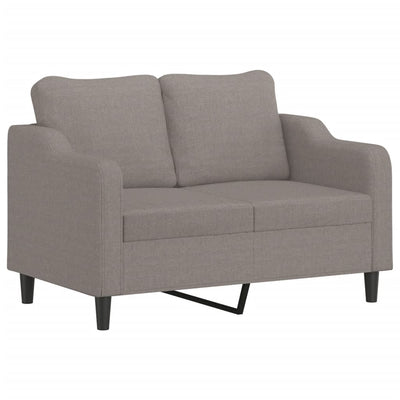 2-personers sofa 140 cm stof gråbrun