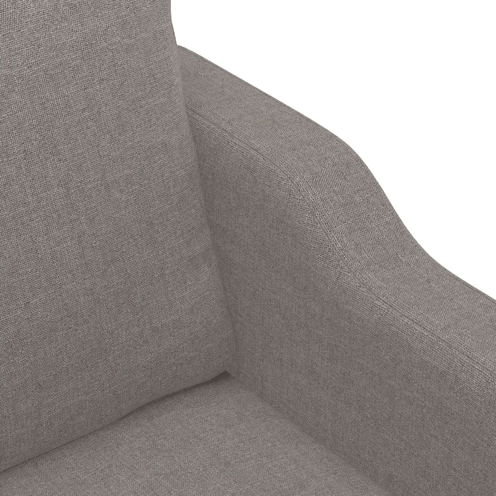 2-personers sofa 140 cm stof gråbrun