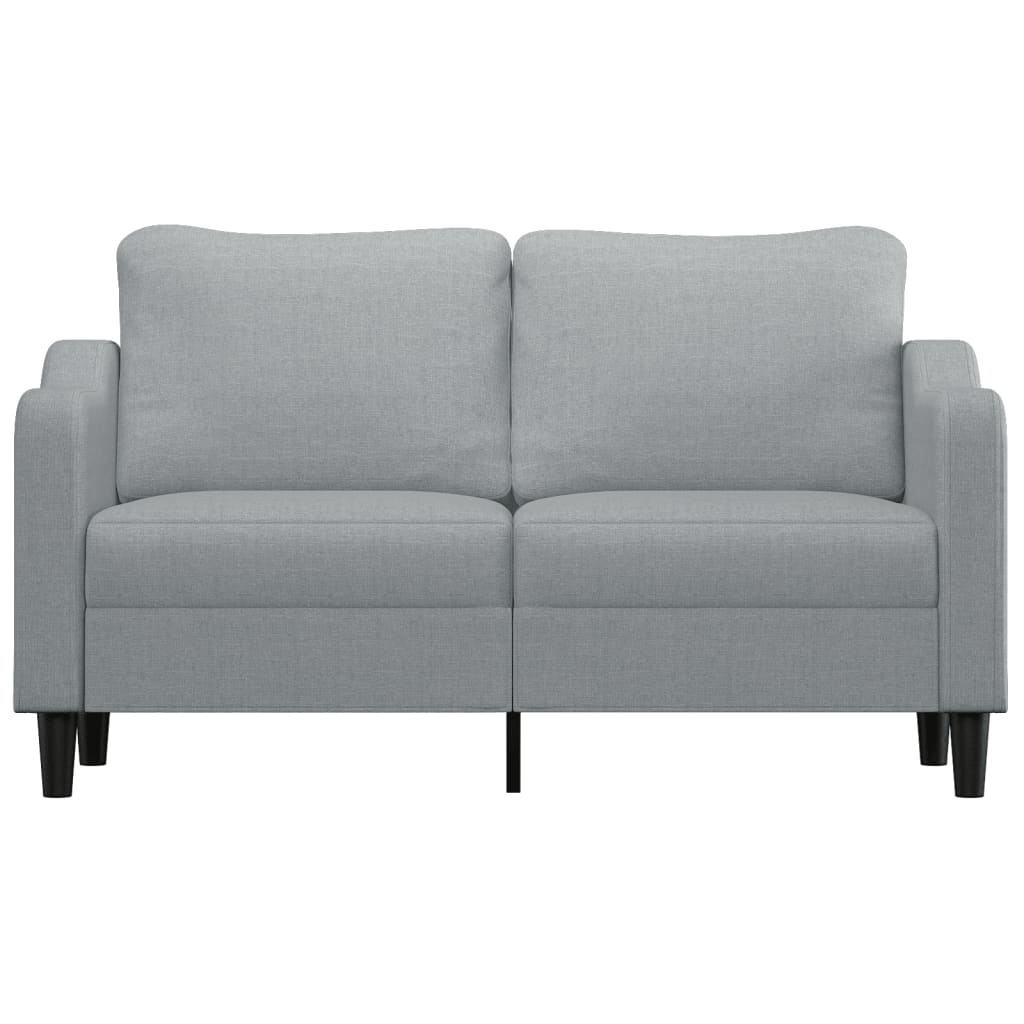 2-personers sofa 140 cm stof lysegrå