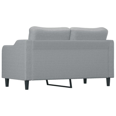 2-personers sofa 140 cm stof lysegrå