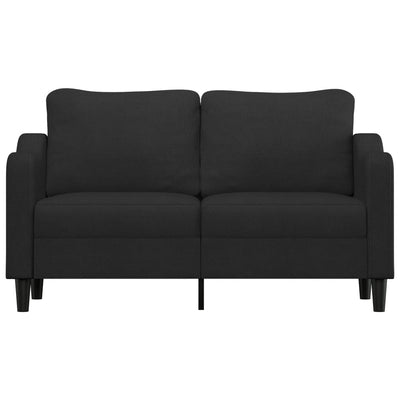 2-personers sofa 140 cm stof sort