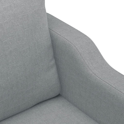 3-personers sofa 180 cm stof lysegrå