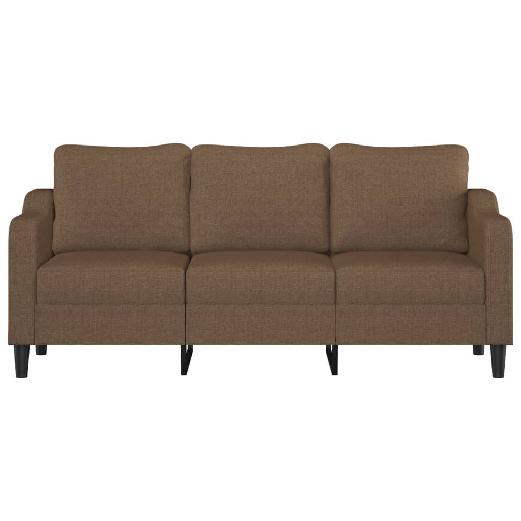 3-personers sofa 180 cm stof brun