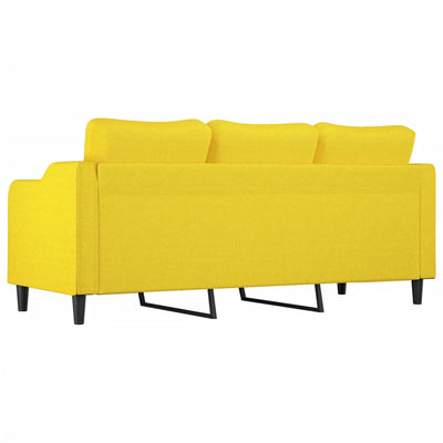 3-personers sofa 180 cm stof lysegul