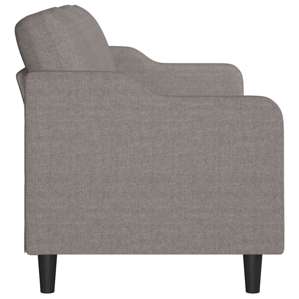 3-personers sofa 180 cm stof gråbrun