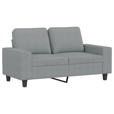 2-personers sofa 120 cm stof lysegrå