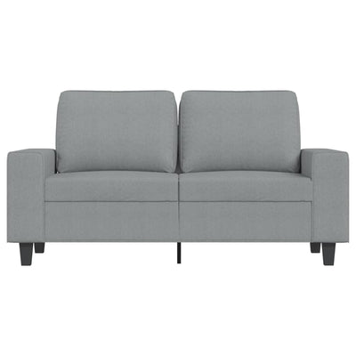 2-personers sofa 120 cm stof lysegrå