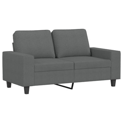 2-personers sofa 120 cm stof mørkegrå