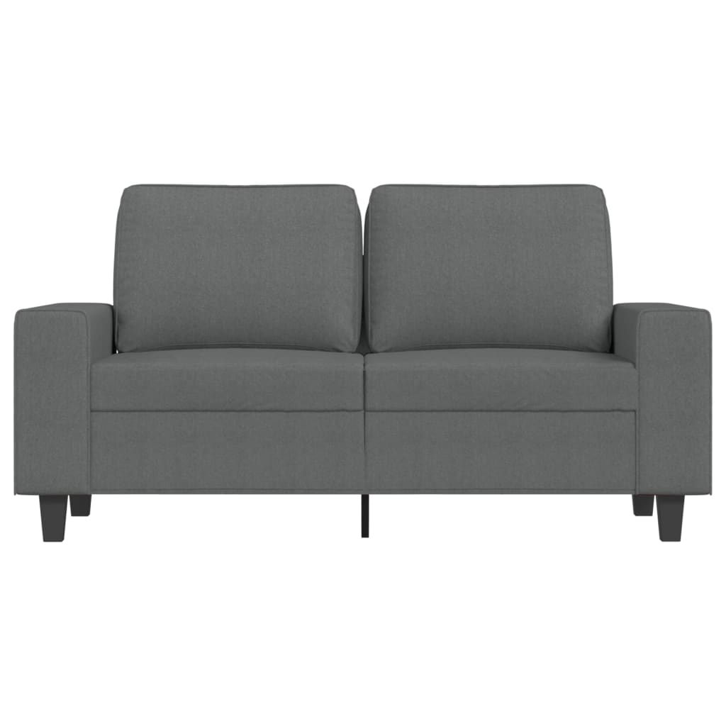 2-personers sofa 120 cm stof mørkegrå