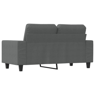 2-personers sofa 120 cm stof mørkegrå