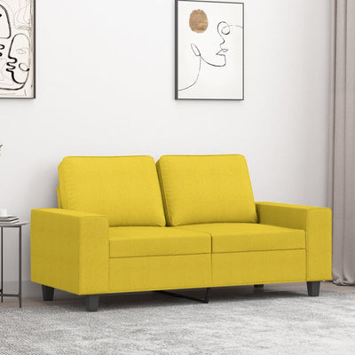 2-personers sofa 120 cm stof lysegul