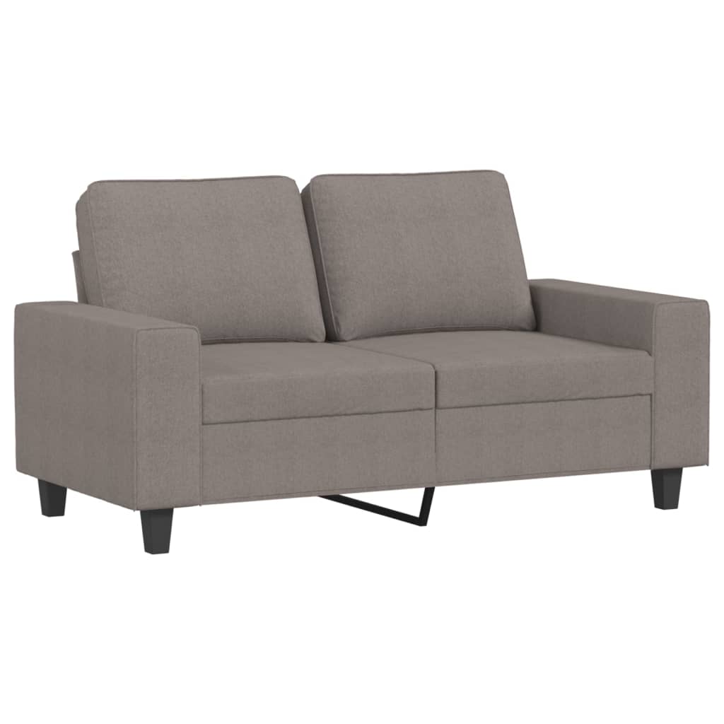 2-personers sofa 120 cm stof gråbrun